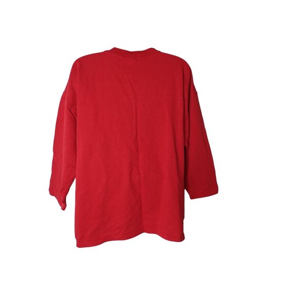 Vintage 90s The Lion King Embroidered Disney Store 3/4 Sleeve Sweatshirt Women X - Picture 4 of 6